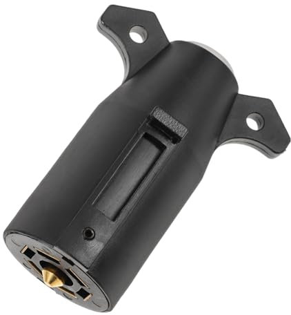 Amosfun connecteur Lame Harnais avec de remorque Plusieurs Adaptateur Prise de remorque Accessoires de remorque Prise 7 Voies Moulage par Injection Black