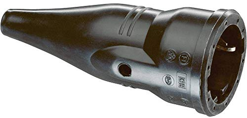 ABL Sursum 1479090 Schutzkontaktkupplung Gummi 230V Schwarz IP20