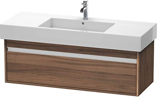 Duravit KT669207979 Hängendes Waschbecken, 1200 x 455 cm, Walnuss, Natur