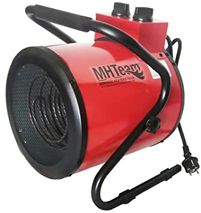 MHTeam EH4 03 Tragbarer Heizlüfter mit 3000W einphasiger Leistung Schutzart IPX4