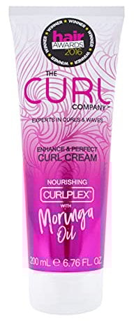 The Curl Company Enhance & Perfect Curl Cream (200ml) - Professionally Formulated with Nourishing Curplex with Moringa Oil. Experts in Curls & Waves