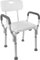 Vaunn Chaise de Douche médicale avec accoudoirs rembourrés, Dossier Amovible et Pieds réglables, sécurité et Soutien de Baignoire