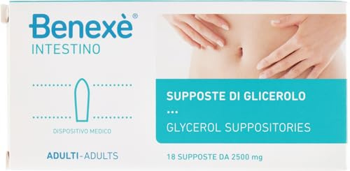 Benexè Supposte Adulti Glicerolo, 18 Pezzi
