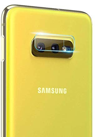 NOKOER Kamera Glas Schutzfolie Kompatibel für Samsung Galaxy S10e, [2 Stück] Ultradünnes Gehärtetes 2.5D Kamera Schutzglas, 360 Grad Schutzkamera- Transparent