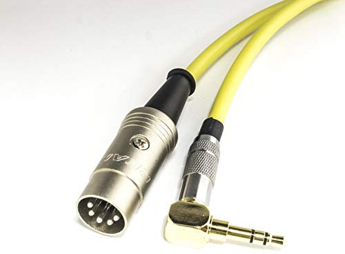 LittleBits Midi Module MIDI over Mini Jack Cable. Angled 3.5mm TRS to DIN Lead