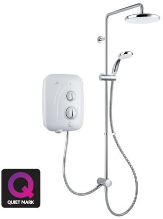 Mira Showers 1.1941.003 Elite SE Dual Pumped Electric Shower 9.8kW - White/Chrome