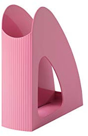 HAN Stehsammler Re-LOOP - 6 Stück, say yes to 100% recycled, Zeitungsständer, Stehordner, modernes, junges Design für DIN A4/C4 Unterlagen, 76 x 239 x 256 mm, 16218-956, rosa