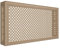 HEXIM Cache - Radiateur MDF & HDF - Habillage décoratif de radiateur en différentes tailles & motifs - Décoration pour le chauffage (Ensemble complet Gotica Chêne Sonoma - 90x60cm)