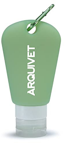 Arquivet, Botella portátil 90 ml Limpia micciones de Mascotas, Limpia la orina o Pipi de Perro pequeño o Gato, Tapón antigoteo, Accesorios para Perros pequeños y Gatos