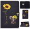 ONETHEFUL Carcasa Libro Funda Tablet Samsung Galaxy Tab S6 Lite 10.4 2022/2020 SM-P610/P613/P615/P619 Cover Fundas Protector con PU Cuero y Soporte - Elefante Margarita