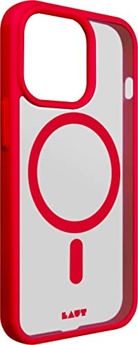 LAUT - HUEX Protect Hülle kompatibel mit MagSafe-Zubehör für iPhone 14 (6.1) - Red