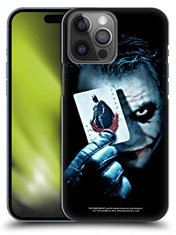 Head Case Designs Offizielle The Dark Knight Joker-Karte Wichtige Kunst Harte Rueckseiten Handyhülle Hülle Huelle kompatibel mit Apple iPhone 14 Pro Max