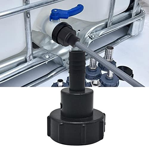 Jimtuze Adattatore per Borsa 'Acqua - Raccordo passaparete per Tubo da Giardino 3/4,Connettore del Serbatoio 'Acqua, Strumento di Montaggio 'Adattatore di Scarico dei Cappucci terminali