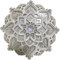 Tuzsocr 30 cm Nachtlicht, Lotusblüte, Mandala, aus Holz, Blume des Lebens, LED, Atmosphäre, Nachtlicht, Wanddekoration, Bohemian, Entspannung, Meditation, für Mandala, Dekoration von bis Yoga-Raum