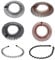 LJFEA 6-teiliges Haarband, elastisch, mit 2 Metallbändern, Zickzack-Haarband, rund, elastisch, aus Kunststoff, bruchsicher, Zickzack-Haarband, flexibles Stirnband, Sport-Haarband für Damen, Mädchen