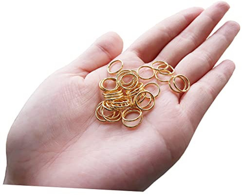 Cabilock 200st Goldener Edelstahlring O Ringe Verknüpfung Offene Ringe Federringe Kupfer Biegeringe Ringbefunde Kunsthandwerksringe Aus Metall Sprungringschneider D-ring Schnalle Schmuck