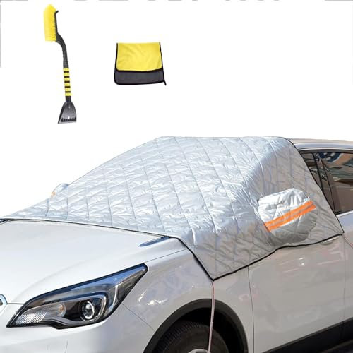 Auto Frontscheibe Scheibenabdeckung für Mitsubishi Outlander LS 2006 2007 2008 2009 2010 2011 2012, Auto Anti-Schnee Decken Auto Windschutzscheibenabdeckung die gegen Schnee EIS Frost Staub Sonne