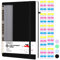 HAKACC A4 Spirale Notizblock, Hardcover Spiral Notizbuch 60 Blatt Notizbücher für Damen und Herren Tagebuch für Arbeit Schule Schreiben Schwarzes