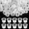 VAEIORP 50 pcs Vasos de plástico vasos de tinta vasos de plástico para pigmentos accesorios para recipientes de pigmentos