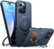 TORRAS 360° Spin Magnetic Stand for iPhone 16 Pro Case, Compatible with Magsafe,12FT Military Grade Shockproof, Slim Protective for iPhone 16 Pro Case, Matte Black
