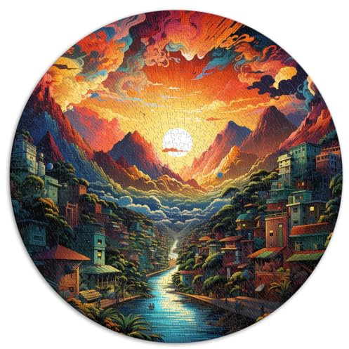 Puzzle für Rio de Janeiro, Puzzle für Erwachsene, 1000 Teile, 26,5 x 26,5 Zoll, Lernspiel, Herausforderungsspielzeug, Weihnachtspuzzle, Geschenke