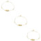GALPADA 3St Armbänder the prot business selge couples benediction feng shui armband kette goldener formeller Schmuck Piyao-Armband Feng-Shui-Armband vergoldetes Armband Silber-