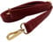PU Lederriemen für Klein Tasche Burgunderrot, Verstellbarer Damen Taschengurte mit Karabiner Gold, 80-125 cm Tragegurt Tasche für Damen, Crossbody Gurt, 1.9cm, 1702