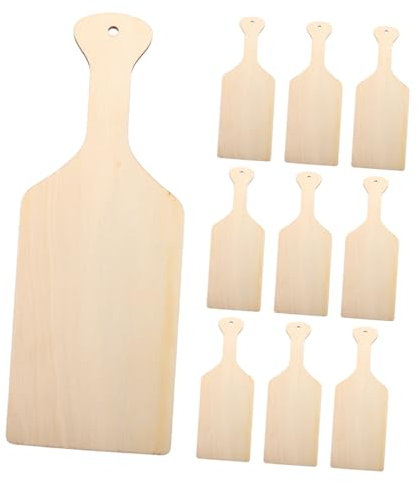 Abaodam 10 Pezzi Tagliere in Legno Simpatico Tagliere Taglieri in Legno Mini Taglieri Bosso