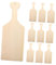 Abaodam 10 Pezzi Tagliere in Legno Simpatico Tagliere Taglieri in Legno Mini Taglieri Bosso