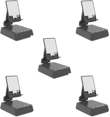 OJREEUB 5 set of Cell Phone Mount Foldable Portable Subwoofer for Indoors Outdoors Table