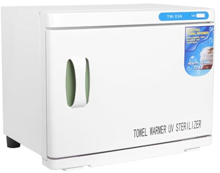 Sinobay 23L Handtuchwärmer Kosmetik Kompressen Towel Handtuch Wärmer | Handtuch Hot Cabinet UV-Licht Sterilisator Friseursalon Kosmetikstudio, Grosses Volumen von 23 Liter für 50 - 60 Handtücher
