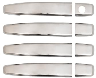 ZEC AUTO Door Handle Cover Trims Compatible with Vauxhall Opel Insignia 2008-2017 Models, High-Grade Mirror Polished Stainless Steel Chrome Guard, 8-Piece Exterior Styling Set