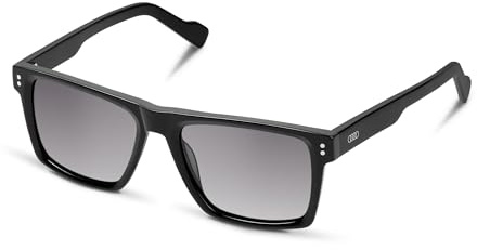 Audi 3112600400 Sonnenbrille Brille Ringe Logo, schwarz