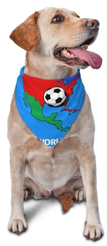 Hundehalstuch Fußball Weltmeisterschaft 2026 Stilvolle Halstuch Haustier Personalisiert Hundehalstcher Für Katzen Haustiere Welpen