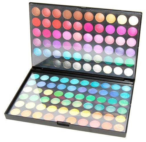 Accessotech 120 Farben Eyeshadow Lidschatten-Palette Makeup Kit Set Make Up Professional Box