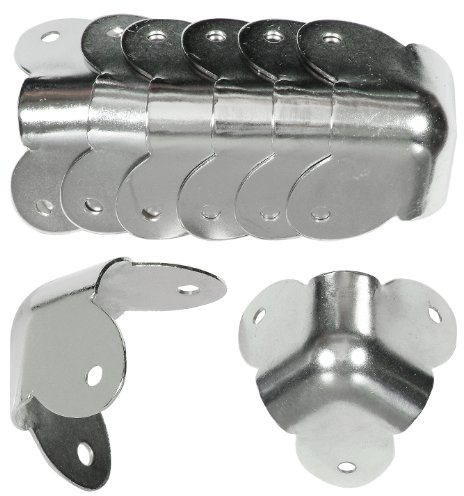 Reliable Hardware Company RH-1510-8-A Corner, 8 Count Steel, Nickel Finish