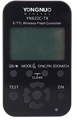 YONGNUO YN-622C-TX E-TTL télécommande déclencheur de Flash sans fil à vitesse de synchro1/8000s E-TTL (II) flash sans fil pour Canon EOS 60D/70D/400D séries/500D séries/600D séries/10000D séries/40D/50D/7D/1D séries/5D séries