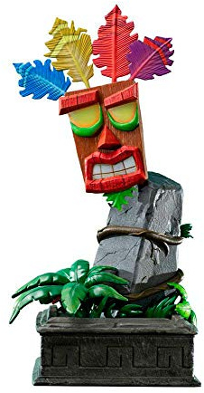 First 4 Figures - Crash Bandicoot (Mini Aku Aku Mask) RESIN Statue
