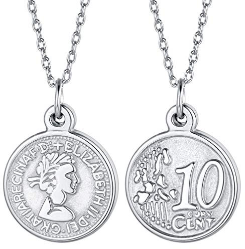 FaithHeart Silber Elizabeth Kette mit Geschenkebox Damen Elizabeth für Damen und Mädchen