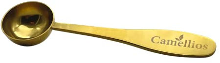 Tea Measuring Spoon, Stainless Steel, 1 Perfect Cup of Loose Leaf Tea, Camellios