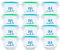 Amababy Premium Glass Food Storage Jars Baby Food Storage Jars 12 Pack Freezer, Microwave & Dishwasher Safe Airtight Locking Lids Store Meals, Snacks and Dips 150ml storage jars