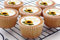 24 edible Thank you flowers party cake decorations style Iced Icing CupCake Toppers