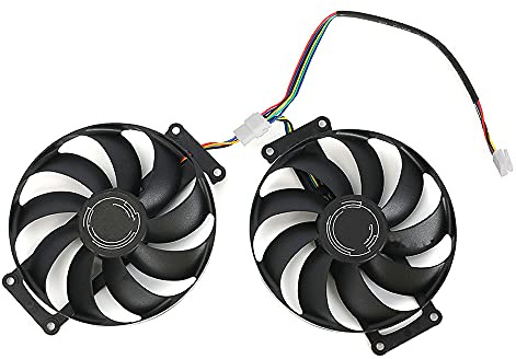RAKSTORE T129215SU FDC10H12S9-C Graphics Card Cooling Fan Replacement for ASUS GTX 1660 1660SUPER GTX 1660 Ti RTX 2060 2060SUPER RTX 2070 DUAL EVO Cooler Fan