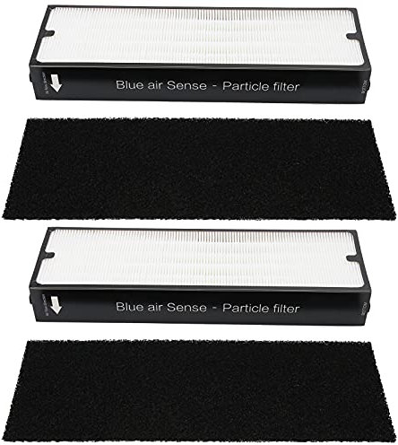 Fdit 2er-Set Partikelfilter Blue Air Sense-Serie Partikeltyp-Filterelement Hepa-Filter 2er-Set Luftreiniger der Air Sense-Serie