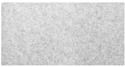 Large Size Office Computer Desk Protector Mat Table Wool Felt Mouse Pad Laptop Cushion Non-Slip Keyboard Mat Gaming Accessories (Color : Medium Grey, Size : 90x45 cm)