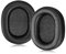 SINOWO Almohadillas de repuesto compatibles con auriculares Corsair HS65/HS55/HS55 Pro Gaming, almohadillas con espuma viscoelástica de aislamiento de ruido, piel sintética suave (negro)