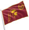 Flagge des römischen Reiches, 91 x 152 cm, lebendige Farben, doppelt genähte Messingösen (Christian Western SPQR)