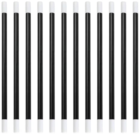SYEYCW 12 Pièces Baguette Magique, Noir et Blanc Bâtons Magique en Plastique Classique, Party Wand Jouet, Joke Enfants Magique Prop, pour Halloween, Anniversaire Fête, Mascarade, Sorcière Costume