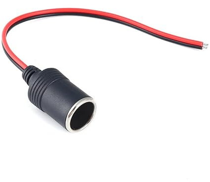 Kfz-Adapterkabel 2M Zigarettenanzünder DC Stecker 5,5/2,1mm 12-24VDC für TV Kamera CCTV Universelle Stecker Ladegerät Netzteil 10A hochleistung