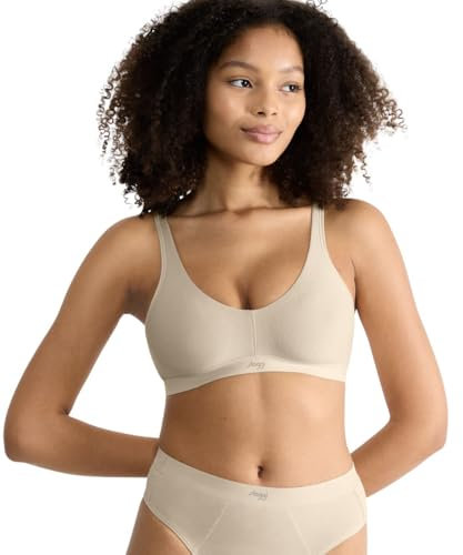 Sloggi Womens Ever Ease Soft Bra, Sand-Beige, S UK